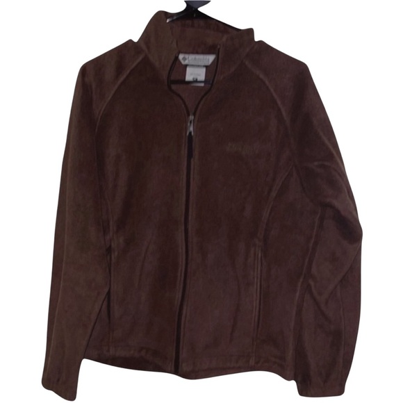 Chocolate Fleece Crop Jacket
